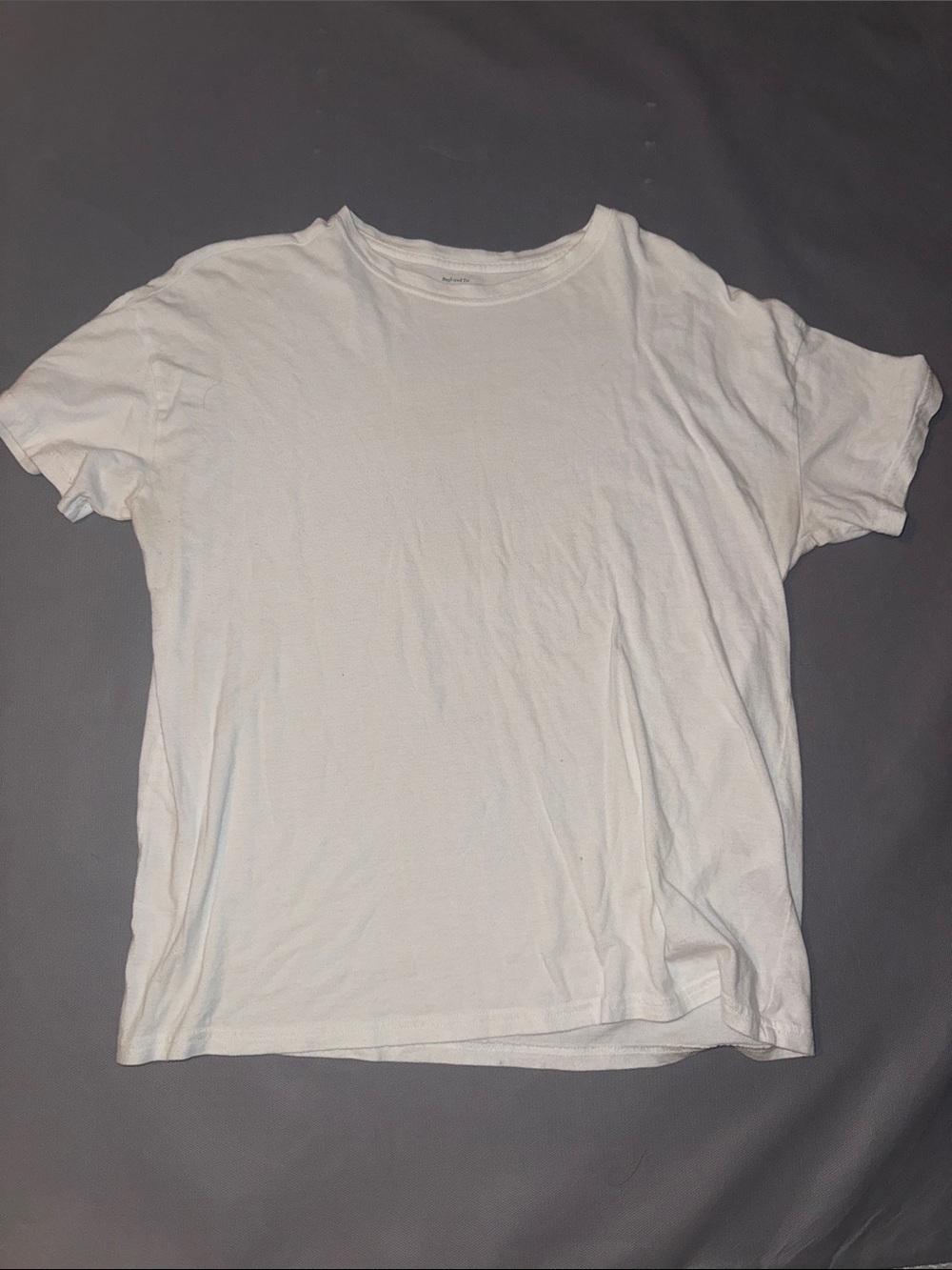 Abercrombie & Fitch White Short Sleeve Crew Tee